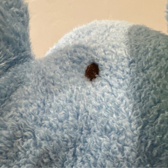 Carters Just One Year Blue Green Musical Elephant Baby Plush Lovey Toy 12” Works - Picture 8 of 9